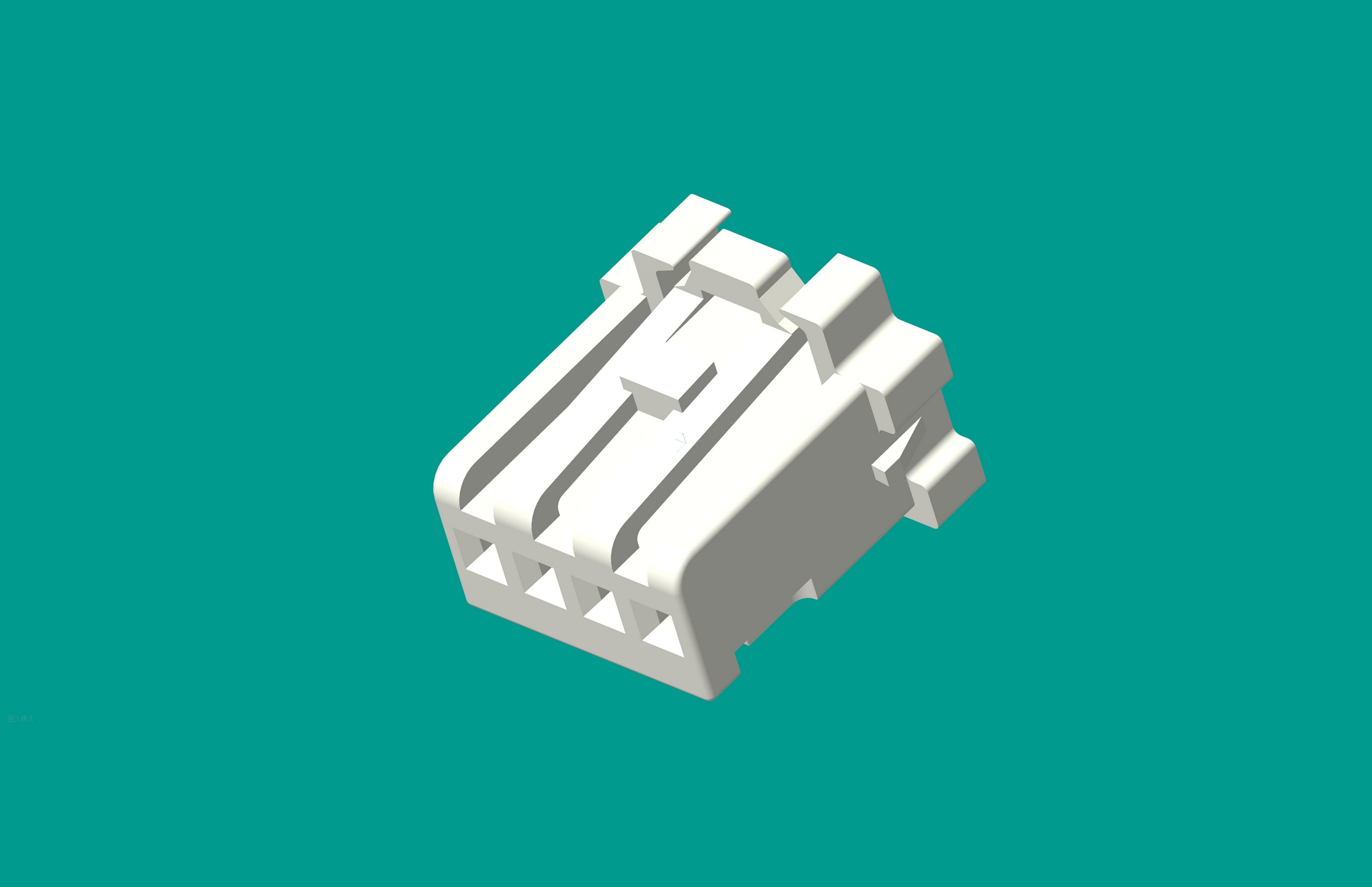 2.0間距，PNIRP-04V-S白色