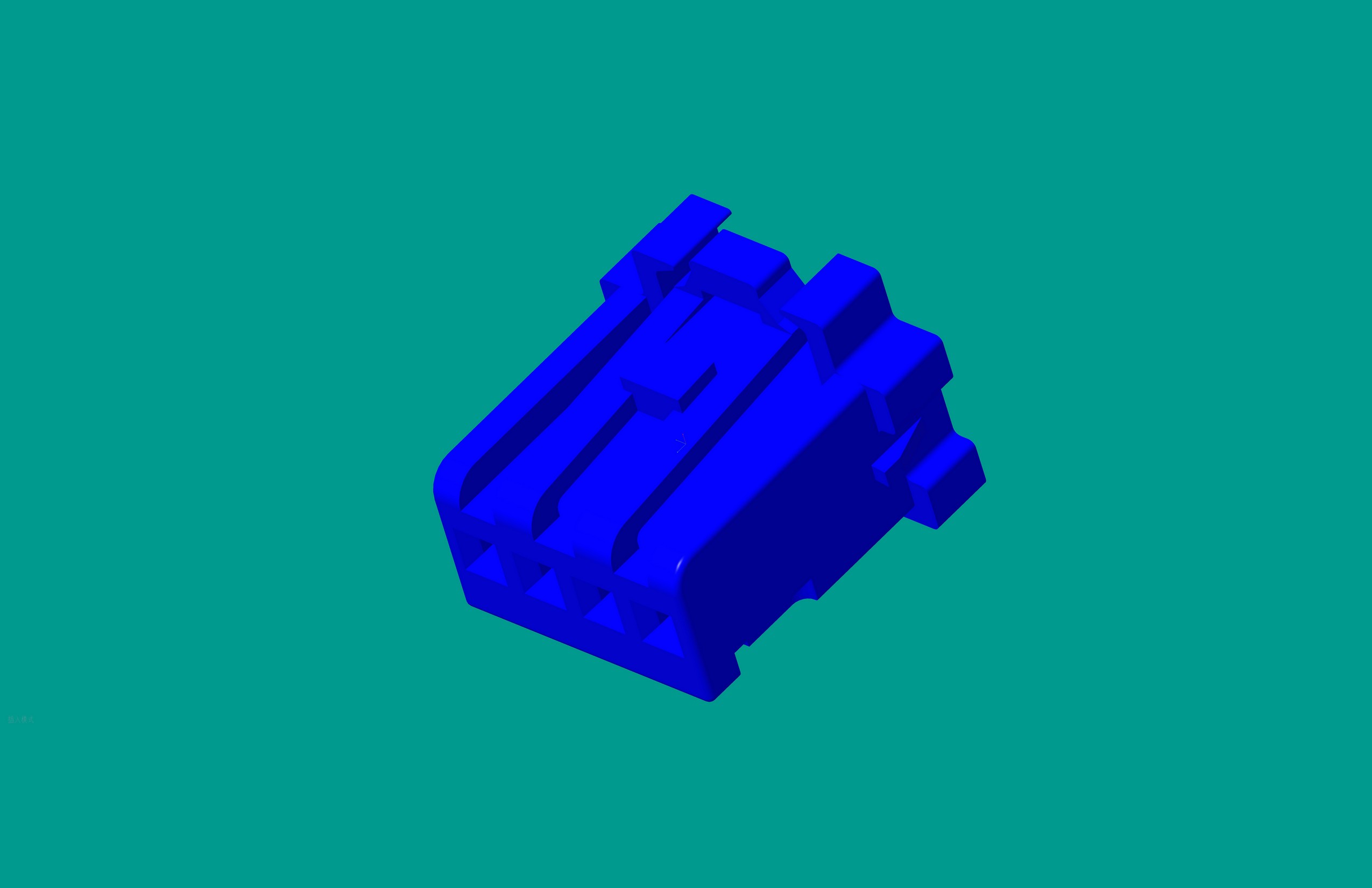 2.0間距，PNIRP-04V-S藍(lán)色