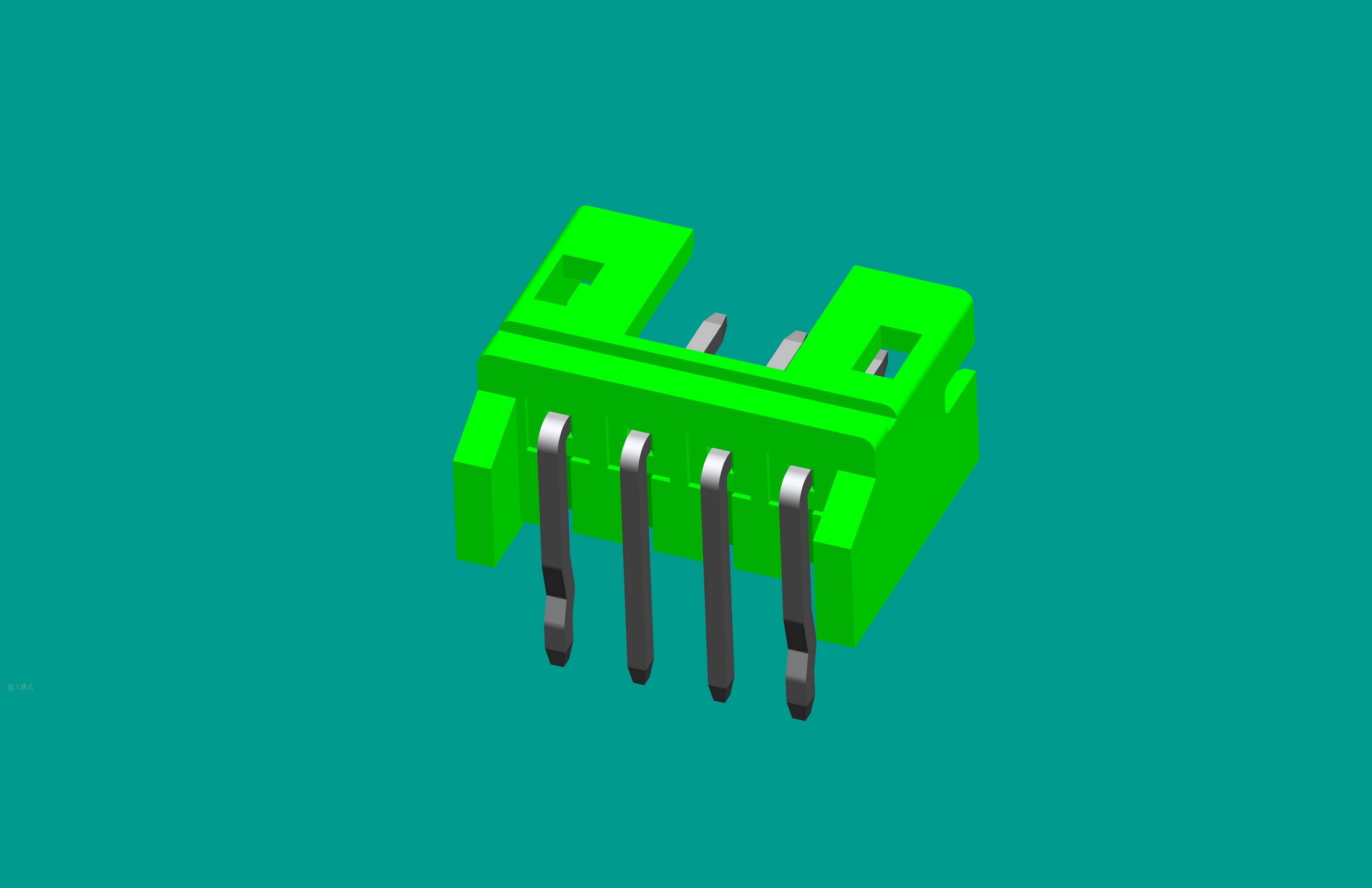 PH-4QA（有保護腳）綠色，普通PA66