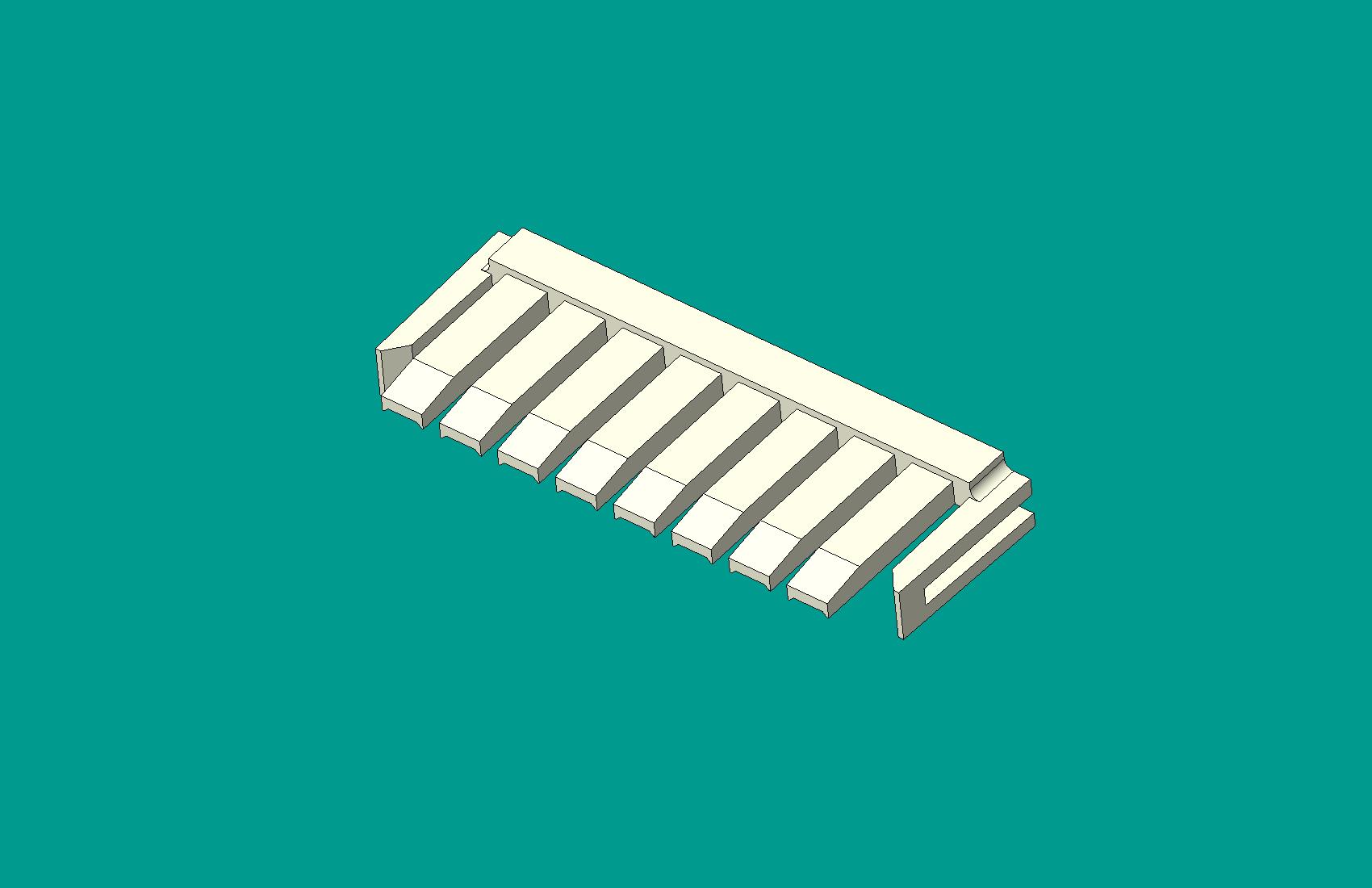 2.0間距，PNIS-08V鎖片