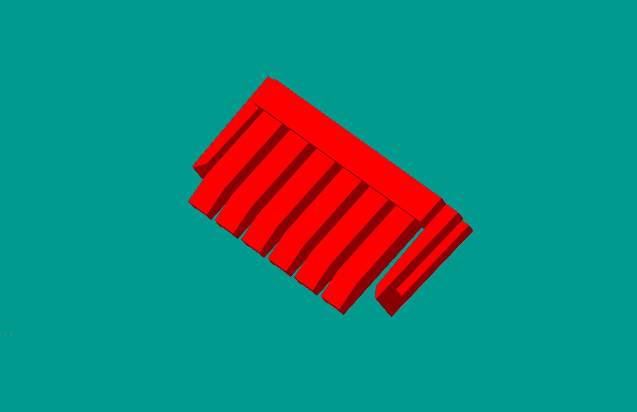 2.0間距，PNIS-06V鎖定片/紅色/