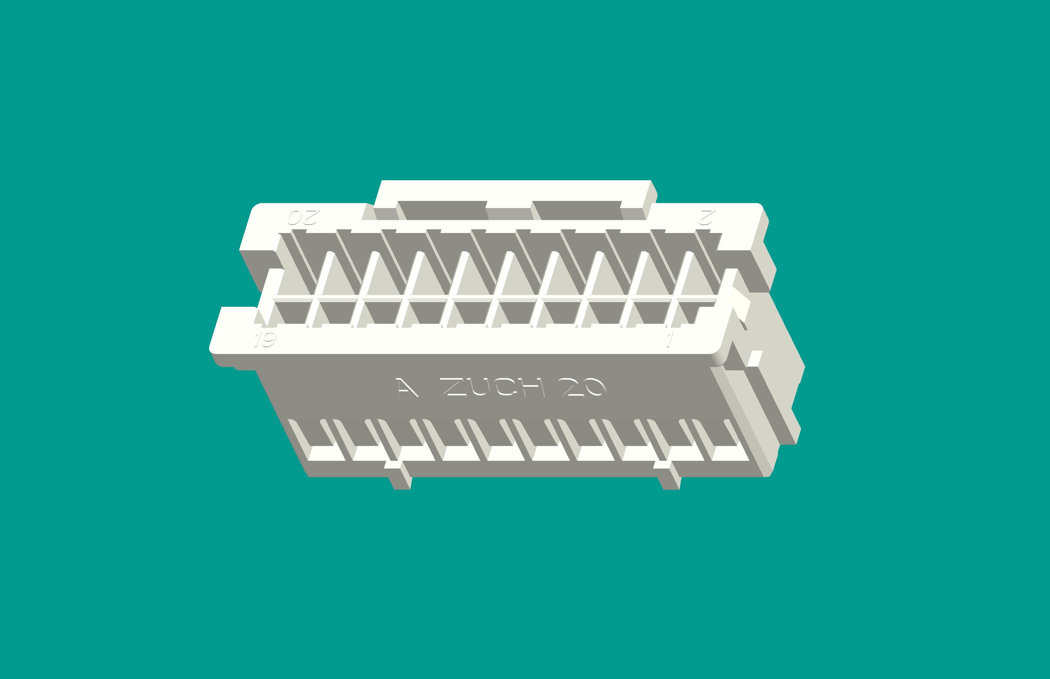 XAD-2×10PD白色 PA66普通