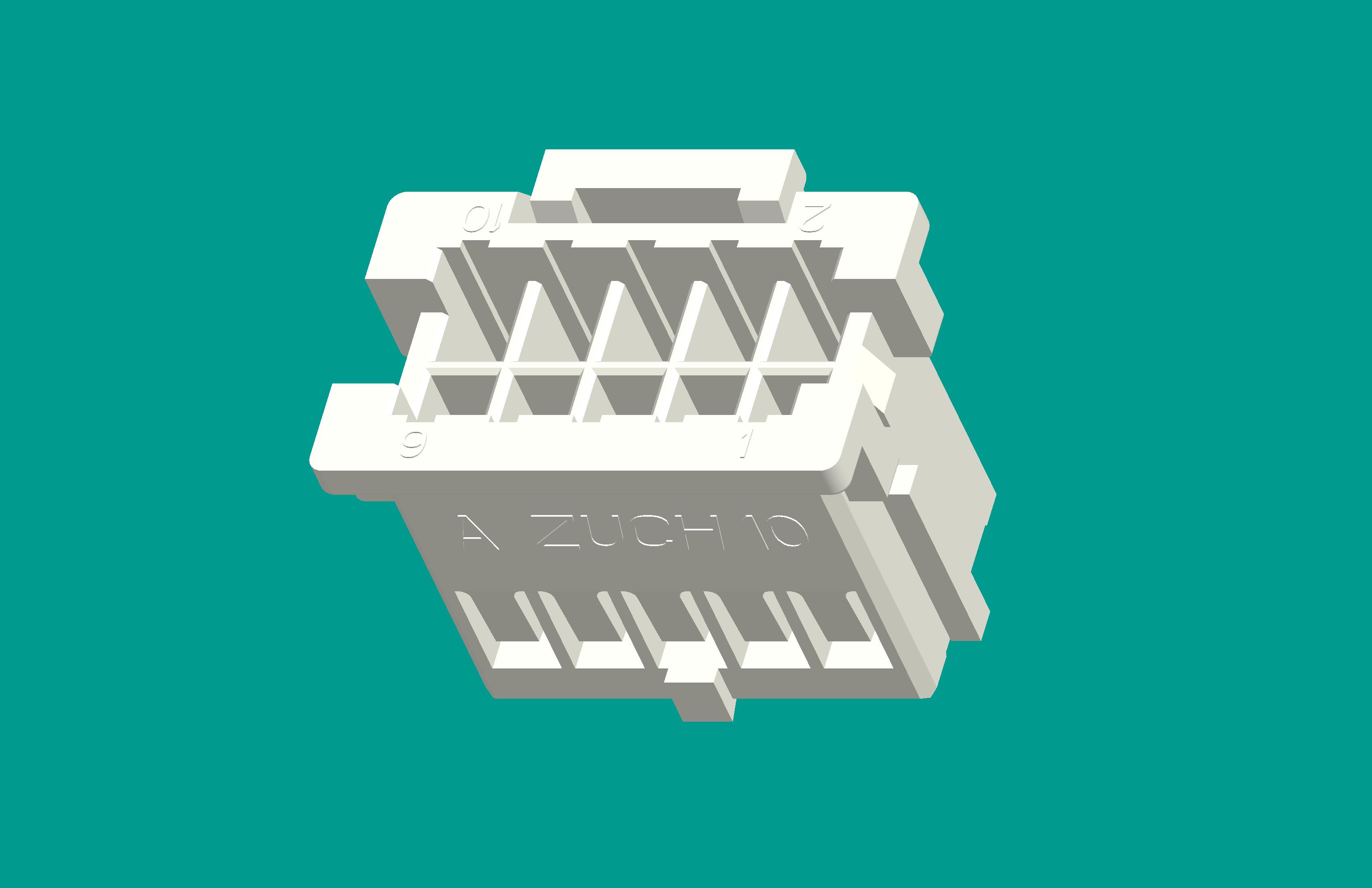 XAD-2×5PD白色 PA66普通