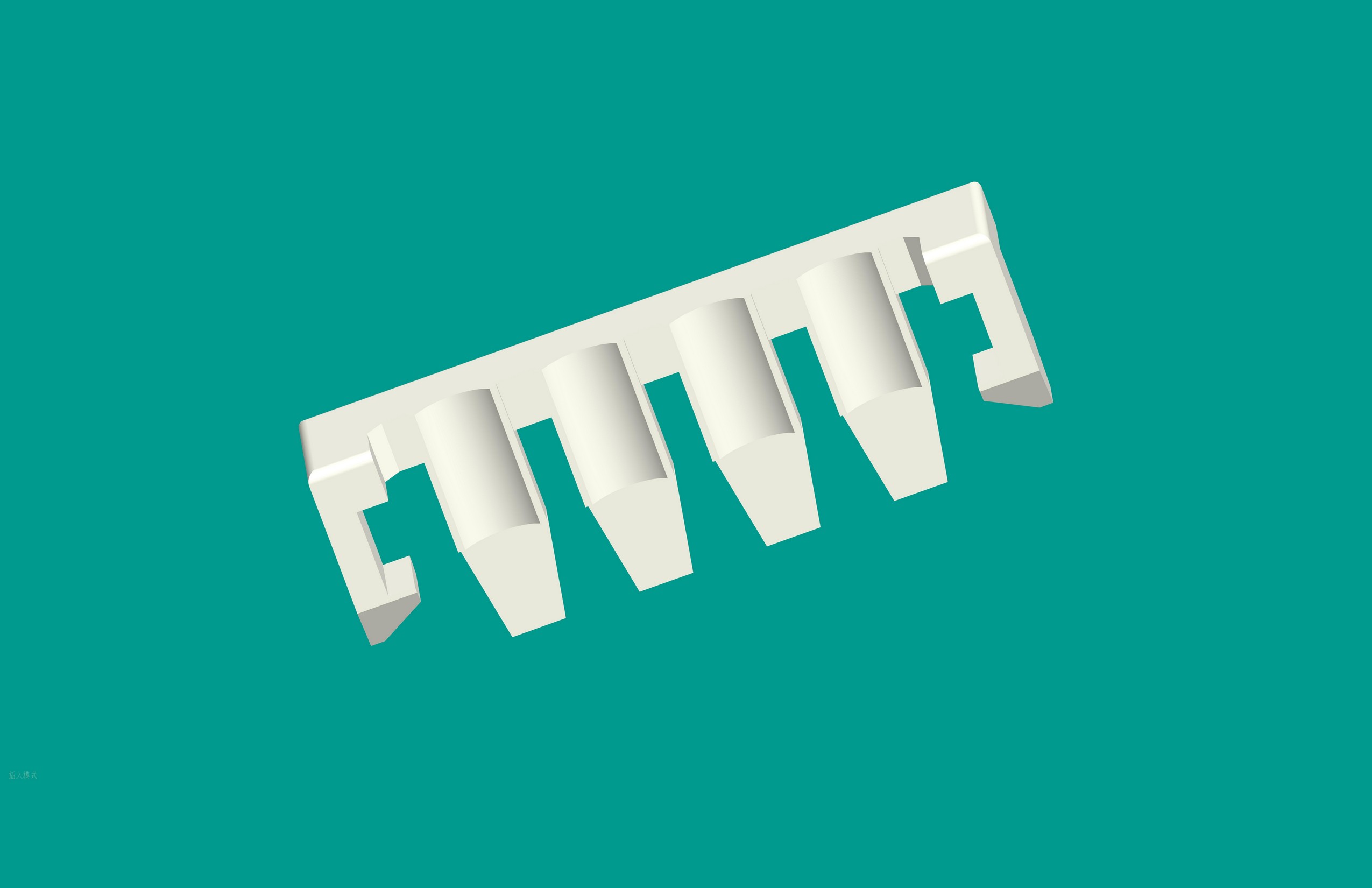 XH正扣鎖片-4S白色