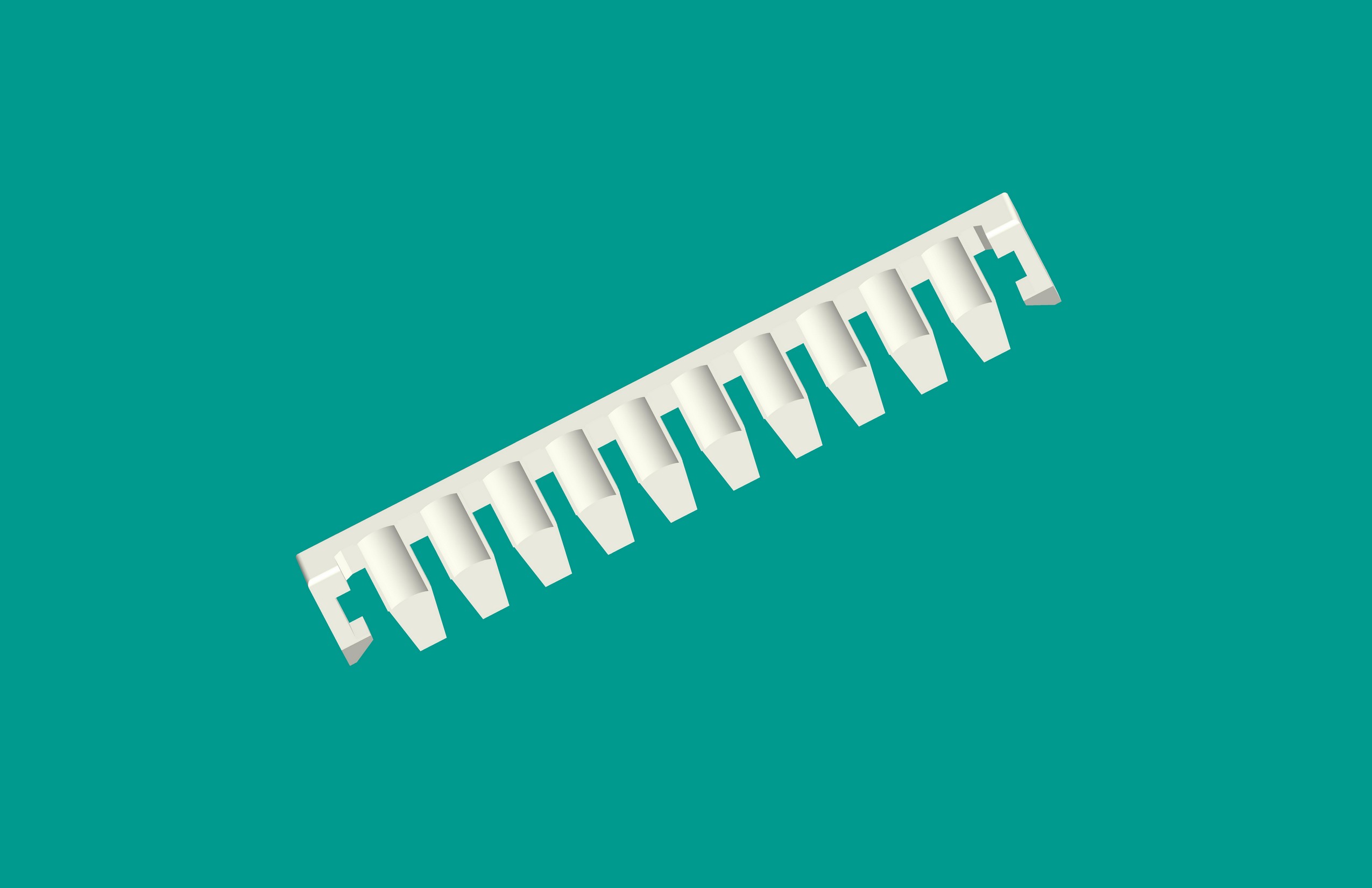 XH正扣鎖片-10S白色-PA66+GF