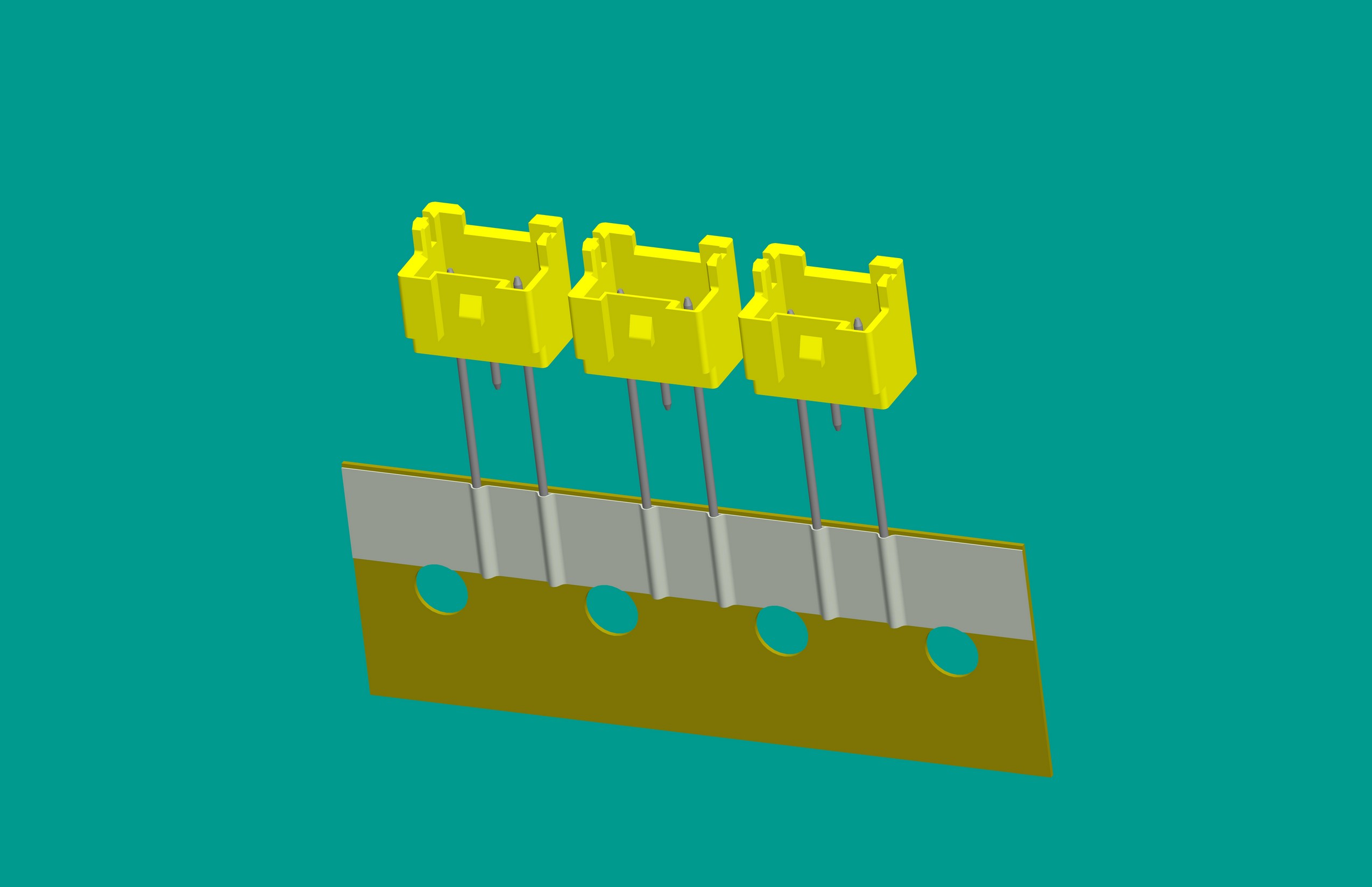 XA-3A編帶針座（黃色）