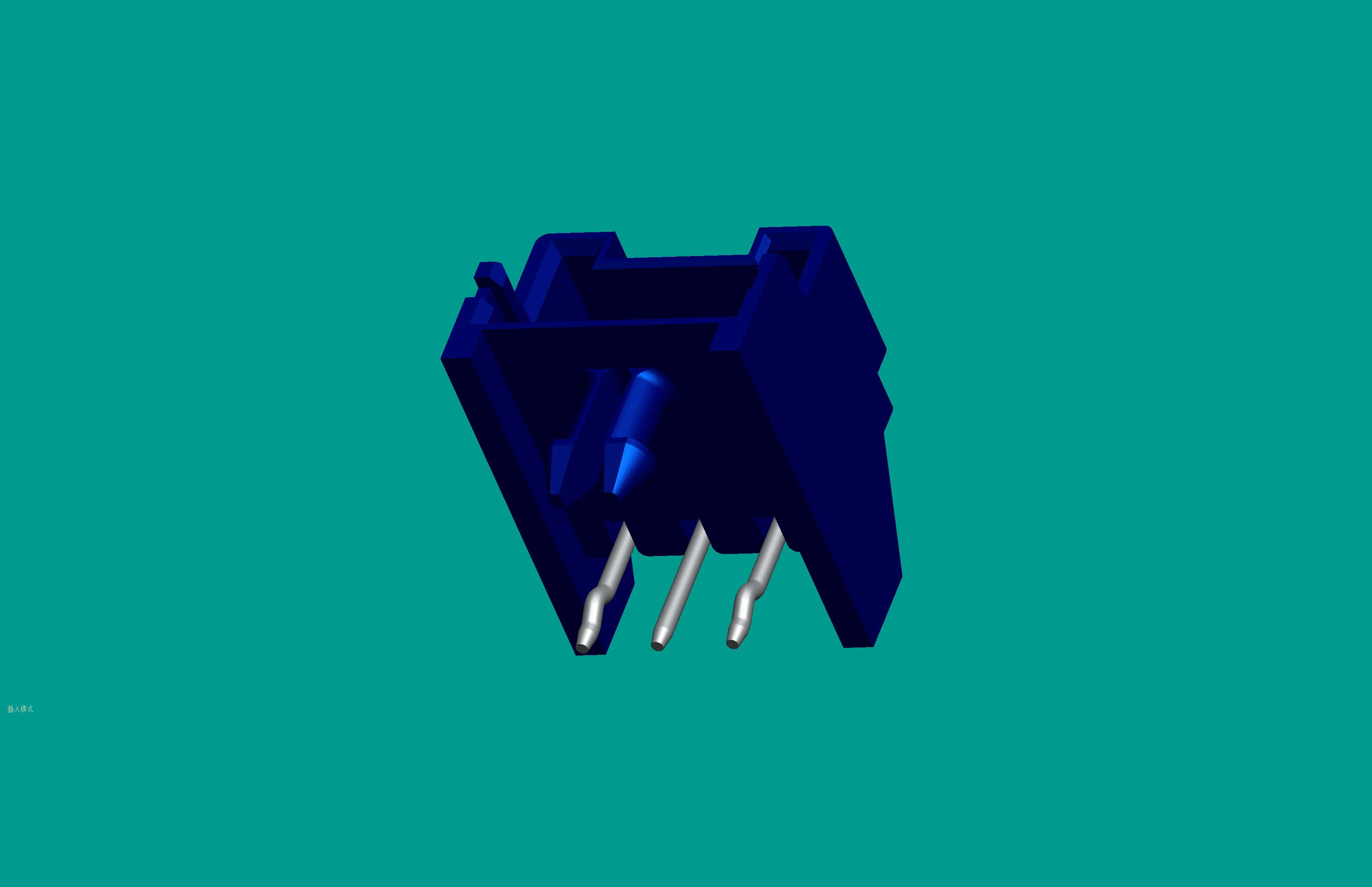 XA-3QA帶卡板扣型/臥式針座藍色/高灼熱絲