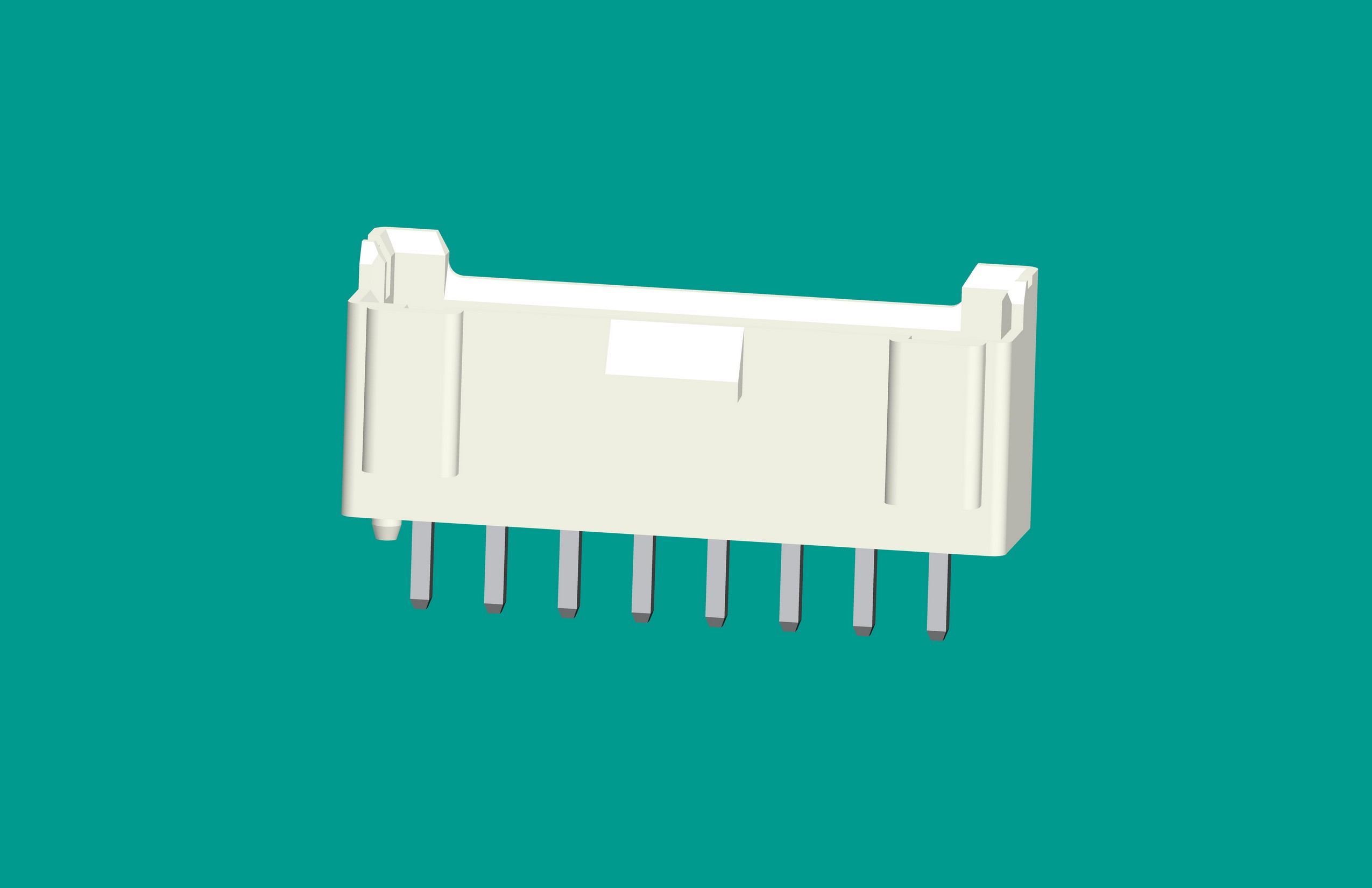 B8B-XH-K3a立式針座白色/普通PA66