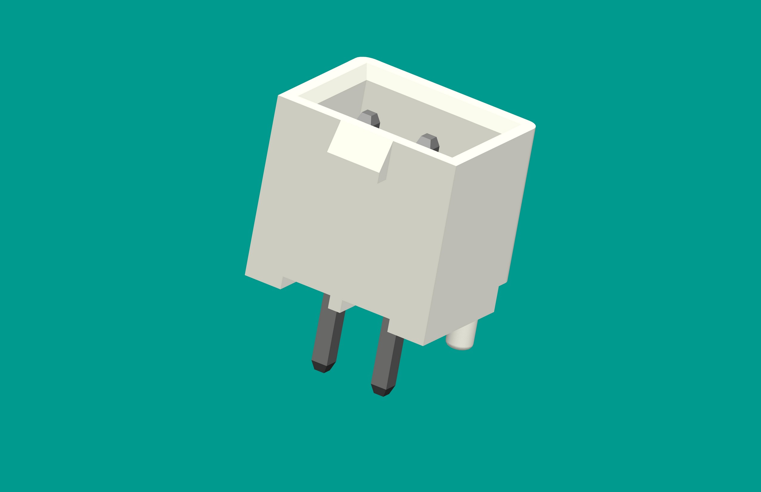 XH帶扣帶定位針座-2直針白色（無K點）