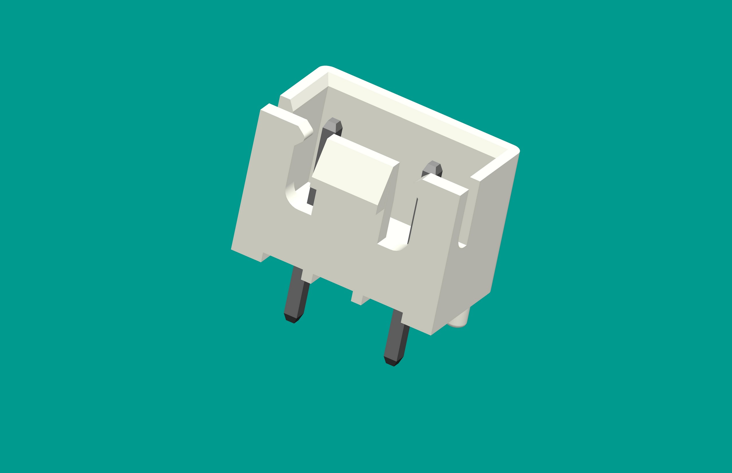 XH帶扣帶定位針座-3A2直針（雙卡點）白色(缺第2針)