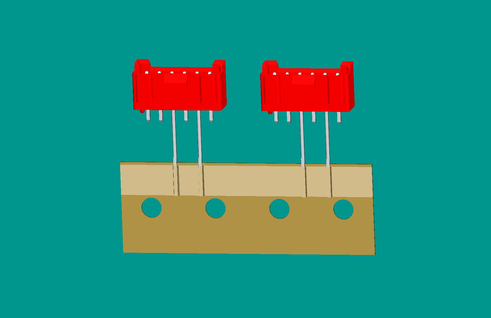 XH-6A(反定位)全包編帶立式針座紅色/(2、4長針)普通PA66