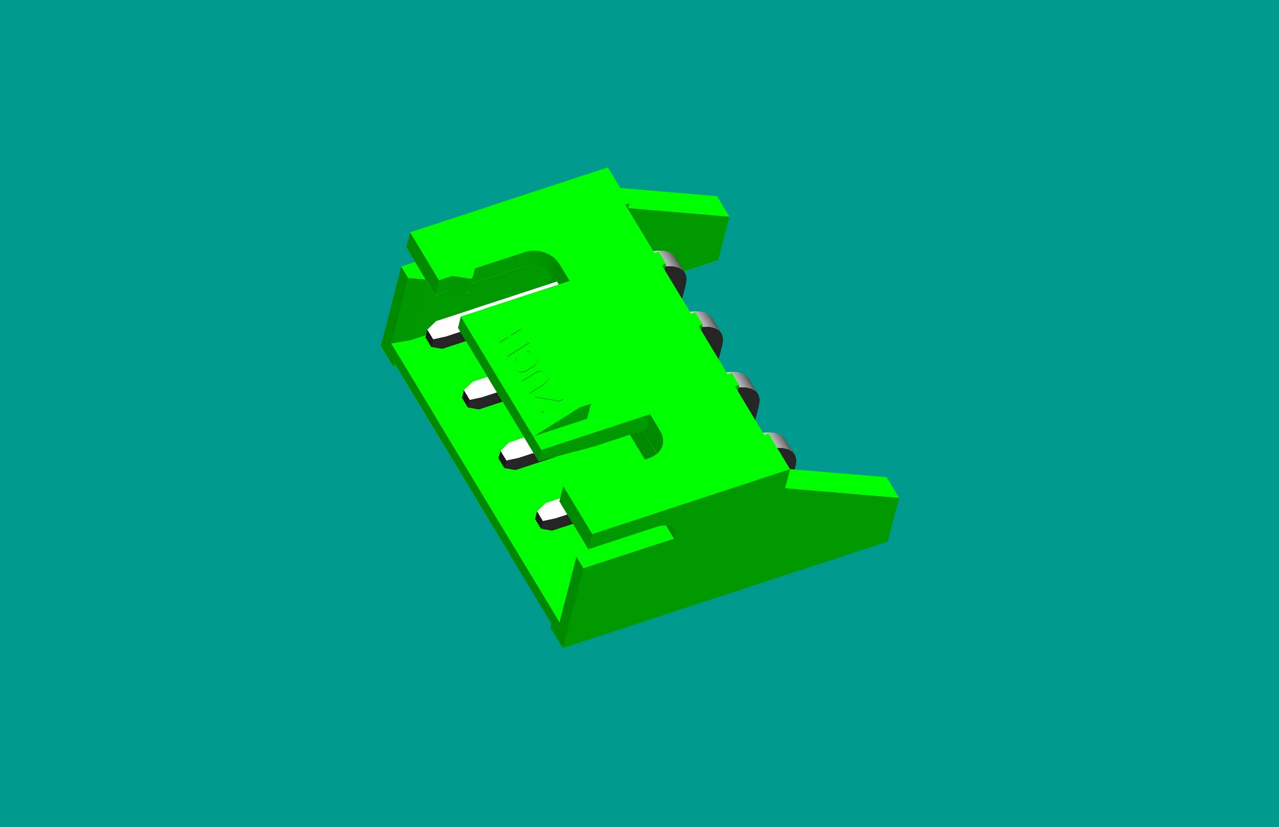 XH-4QA(帶扣)帶保護(hù)腳 綠色（高灼熱絲)