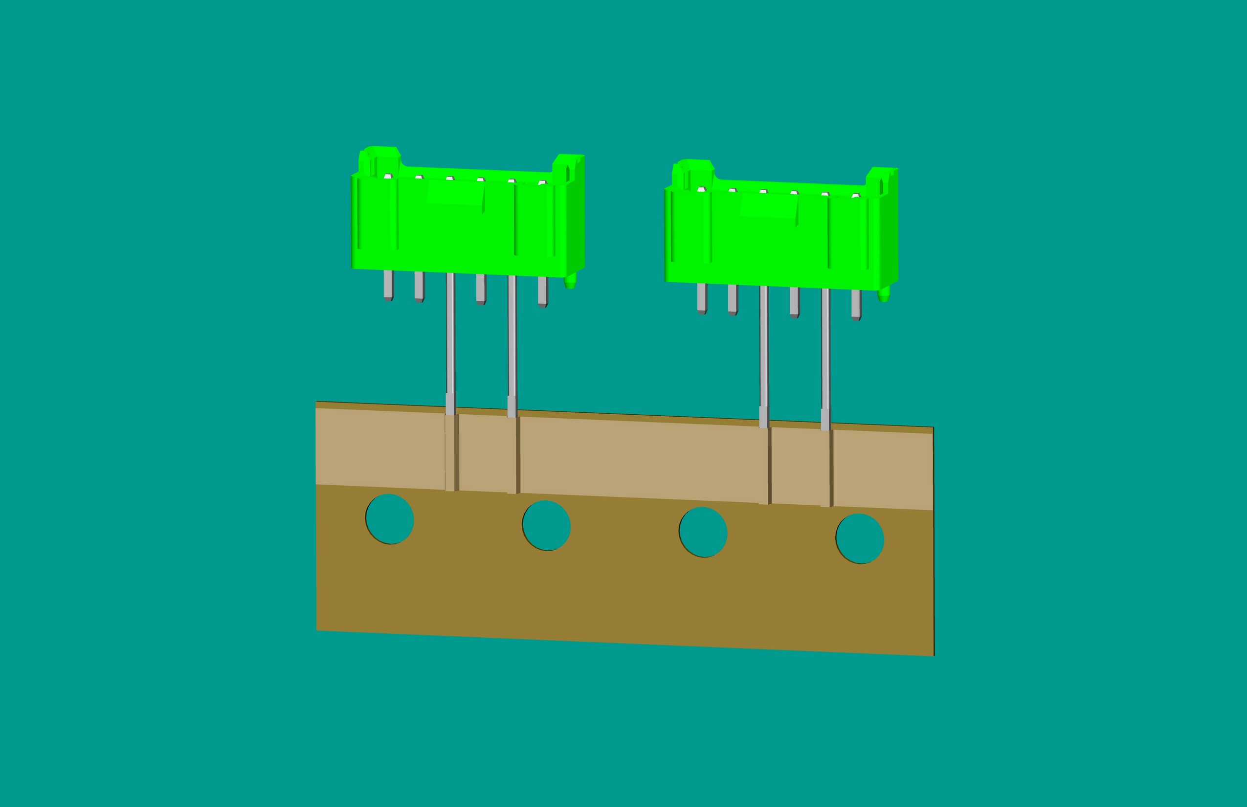 XH-6A全包編帶立式針座綠色/(2、4長(zhǎng)針)普通PA66