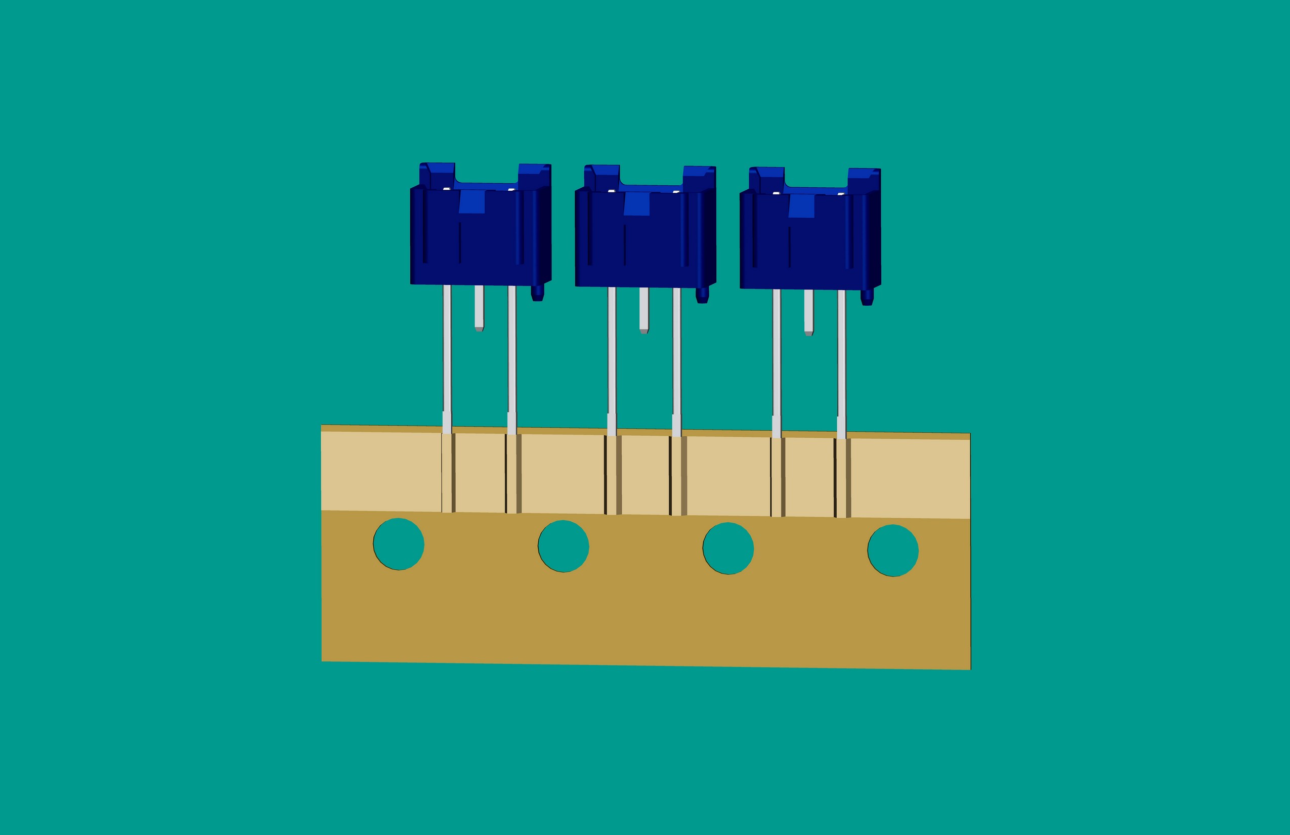 XH-3A全包編帶立式針座藍(lán)色/(1、3長針)普通PA66