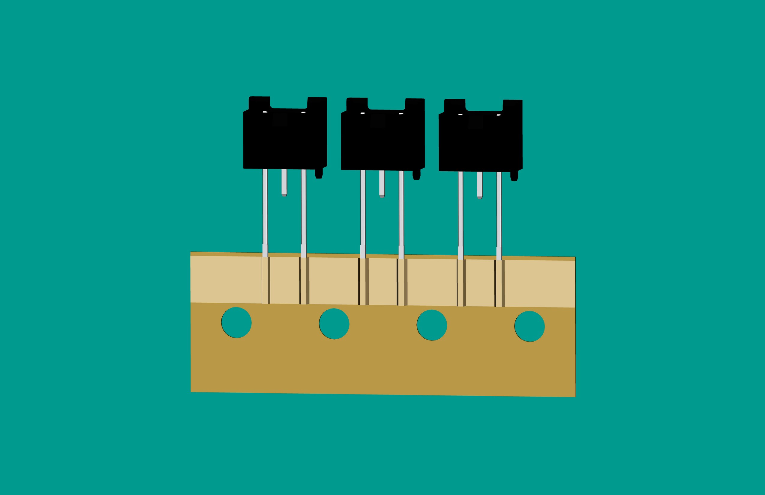 XH-3A全包編帶立式針座黑色/(1、3長針)普通PA66