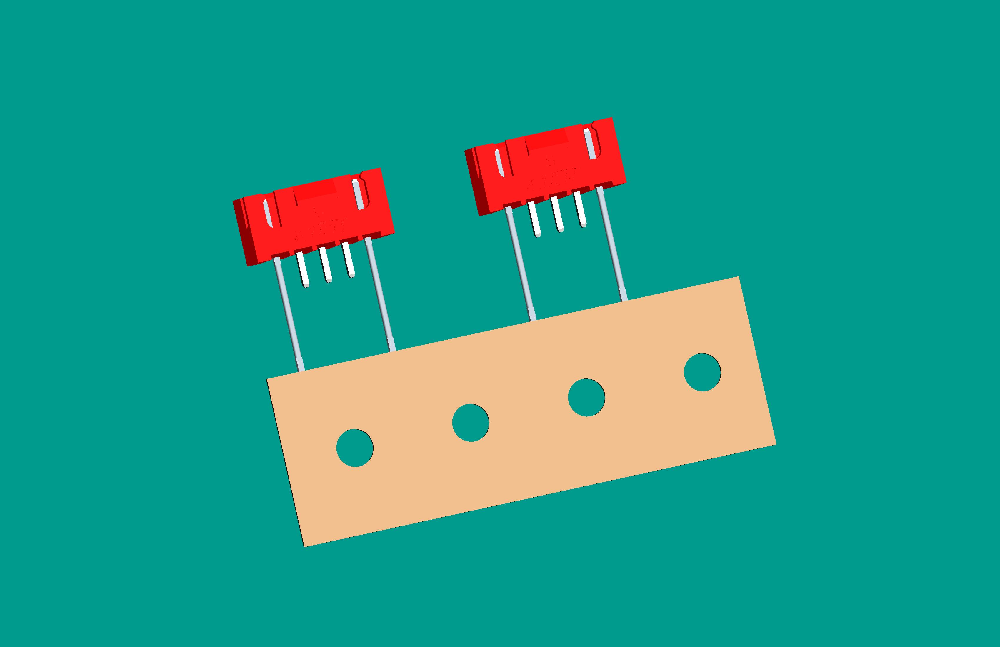 XH-5A(帶扣)立式針座紅色/編帶(1、5長針，反向，12mm）