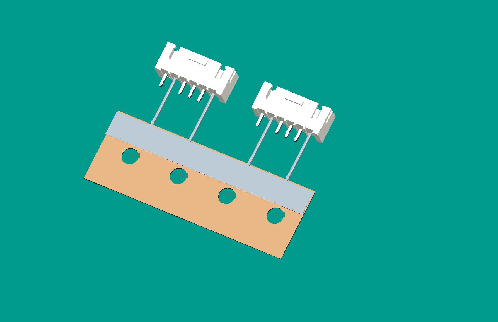 XH-6A帶扣立式針座白色/編帶(1、5長針,短針外漏長2.9mm,正向,12mm)