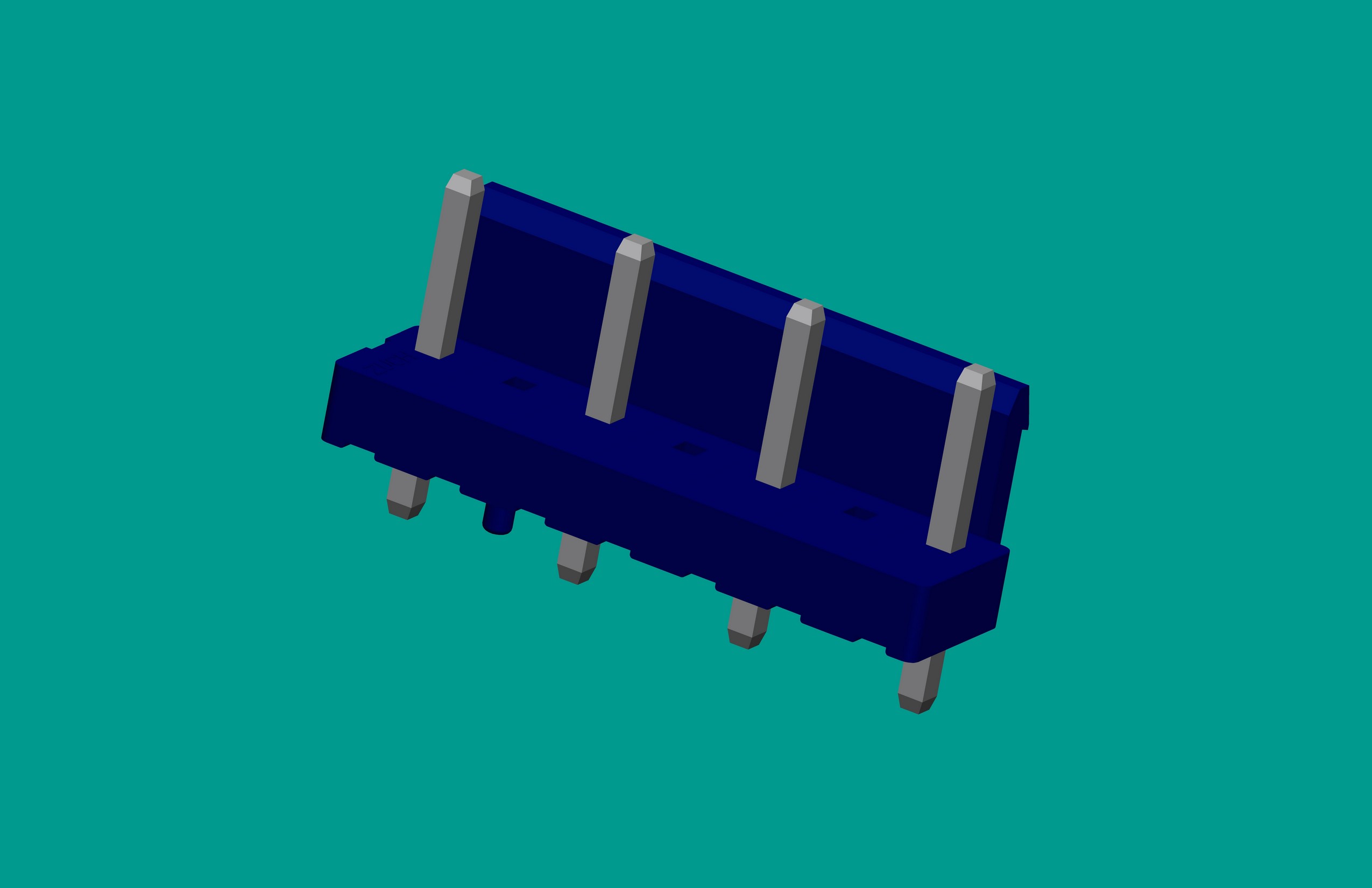 VH7A半包(缺2、4、6針)藍色帶定位針座