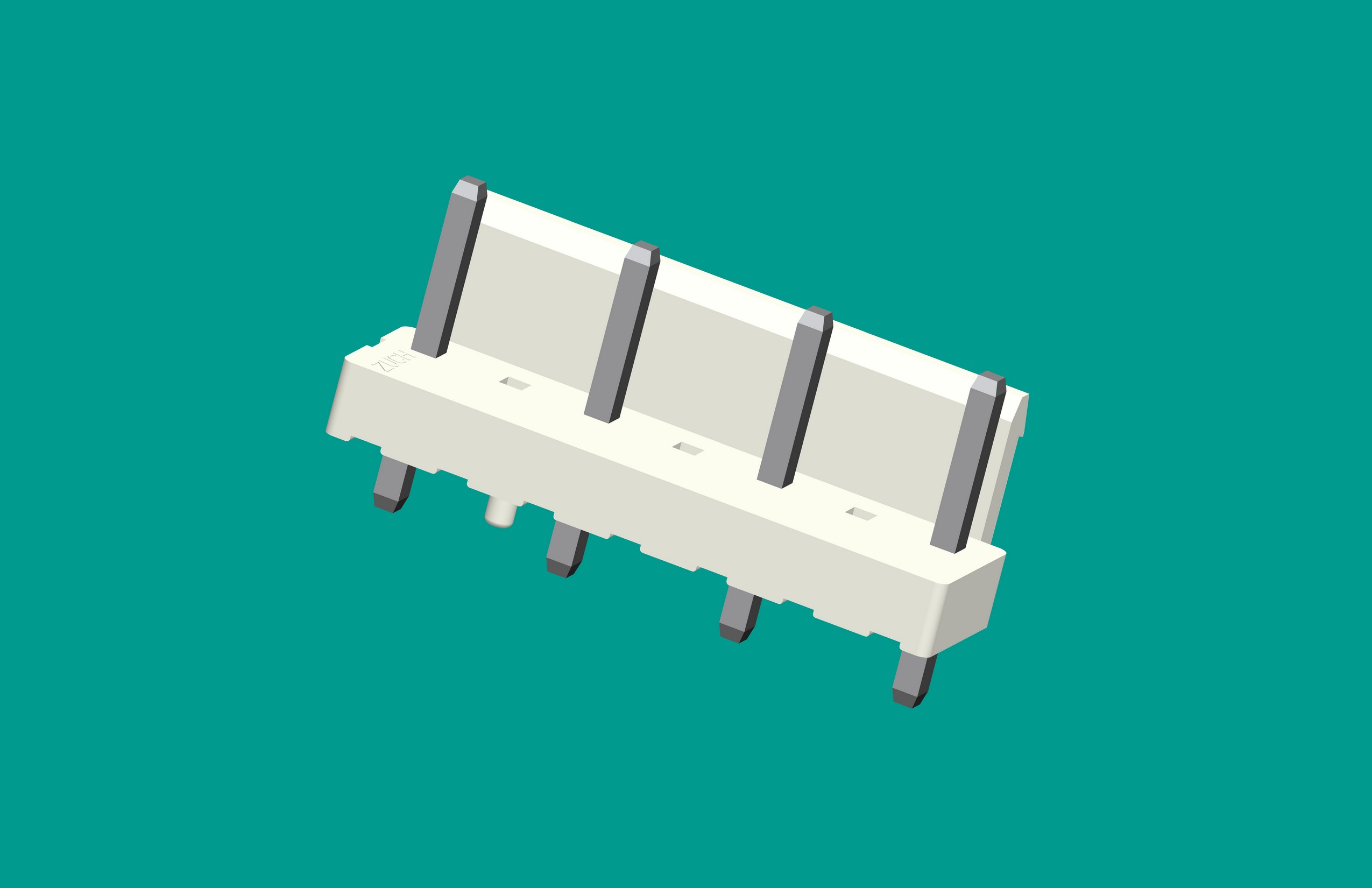 VH-7A4半包帶定位(缺第2、4、6針)立式針座白色/普通PA66