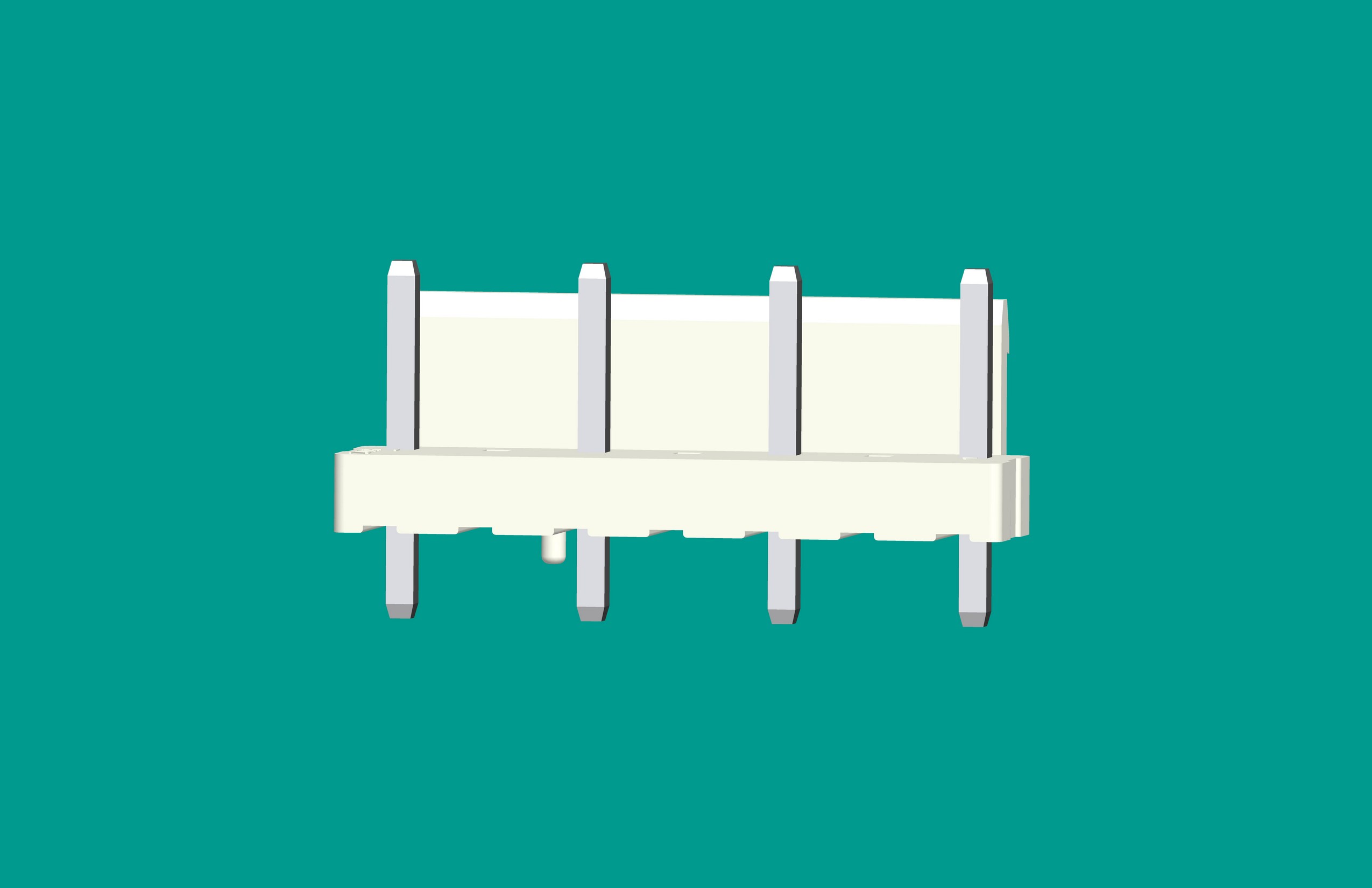 B4P7-VH-AM立式針座本色/(缺第2.4.6針)/高灼熱絲