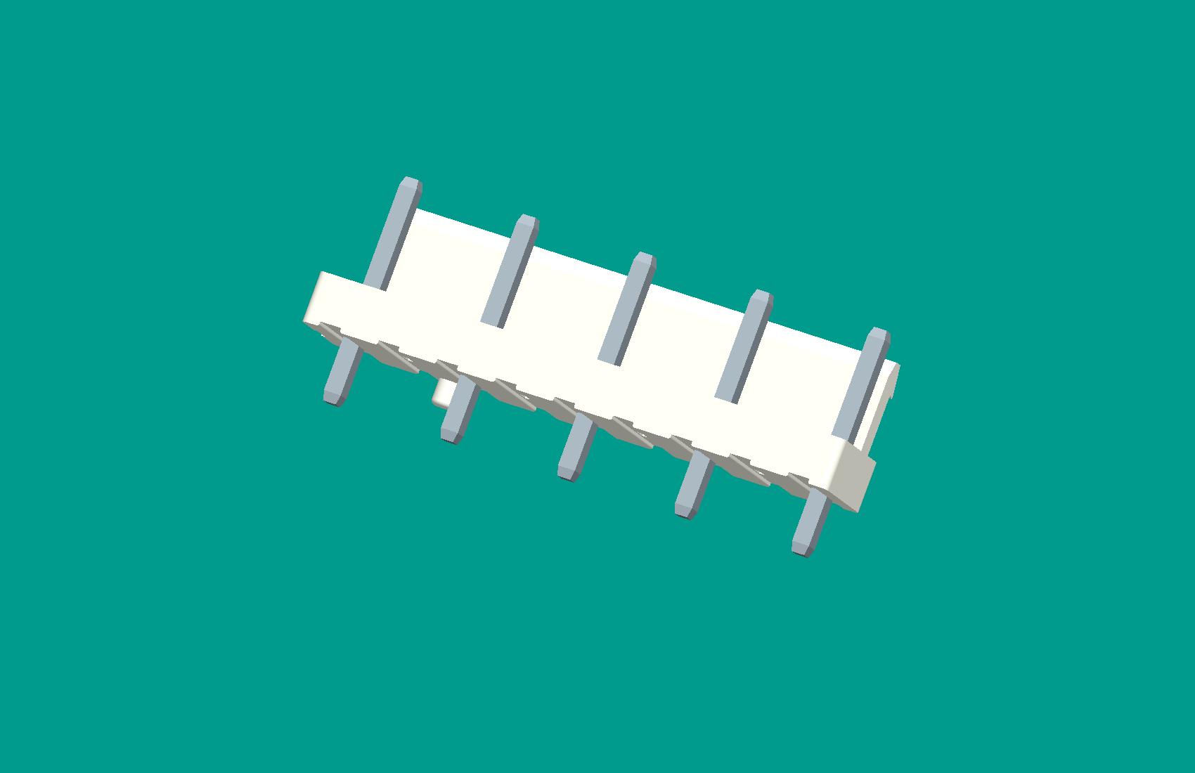 VH-9A5D1（半包防呆柱D1型，本色高灼熱絲）缺第2、4、6、8針