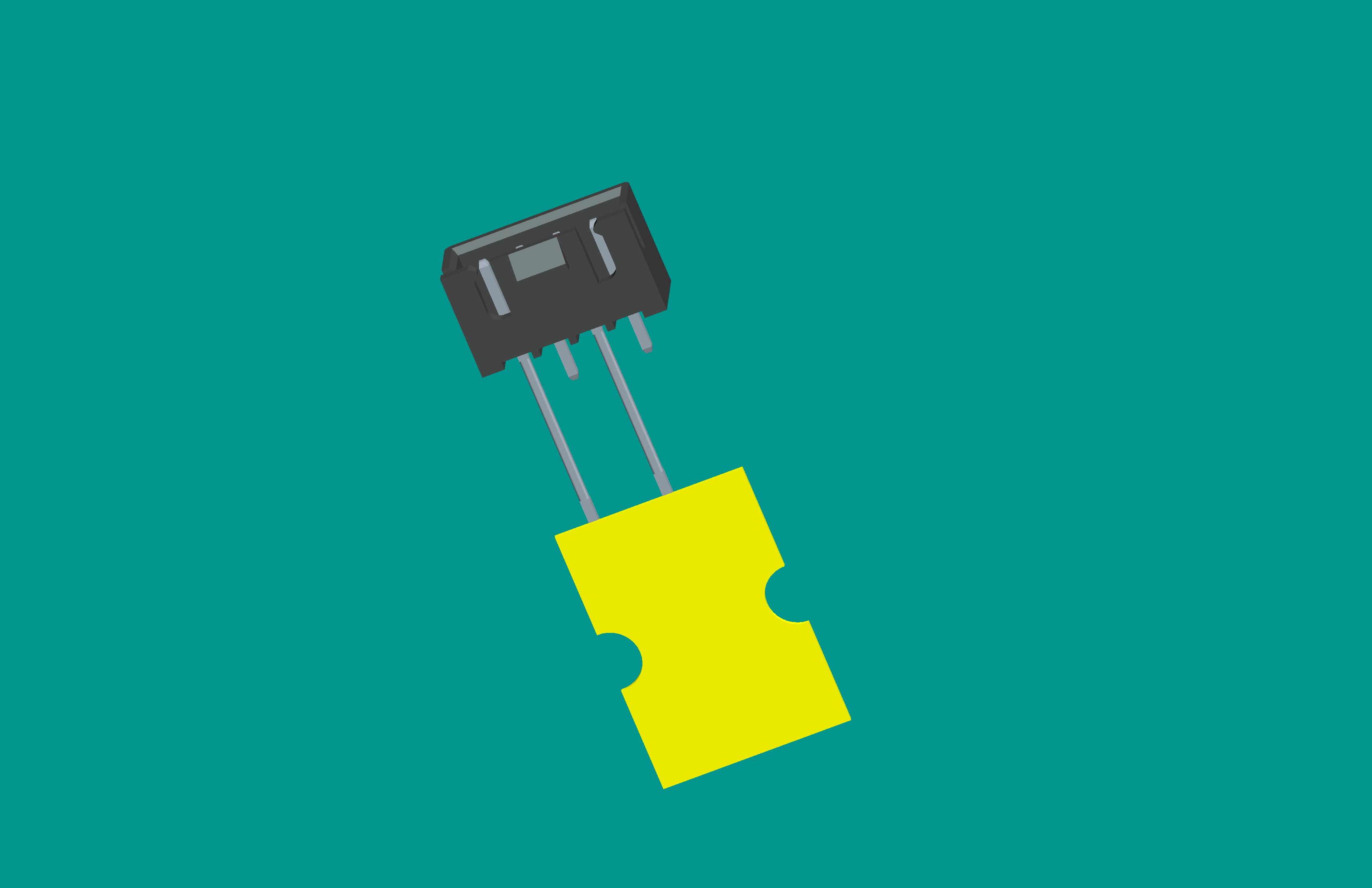 XH-4A(帶扣)立式針座黑色高灼熱絲/編帶(步距25.4，2、4長針，反向,12mm短針外漏2.5)