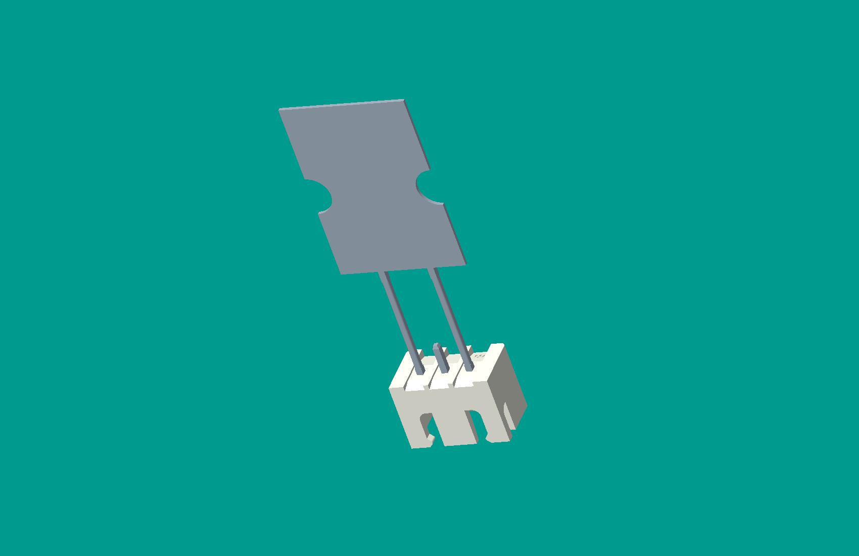 XH-3A編帶針座白色（高灼熱絲）/間距12.7mm,反向,12mm