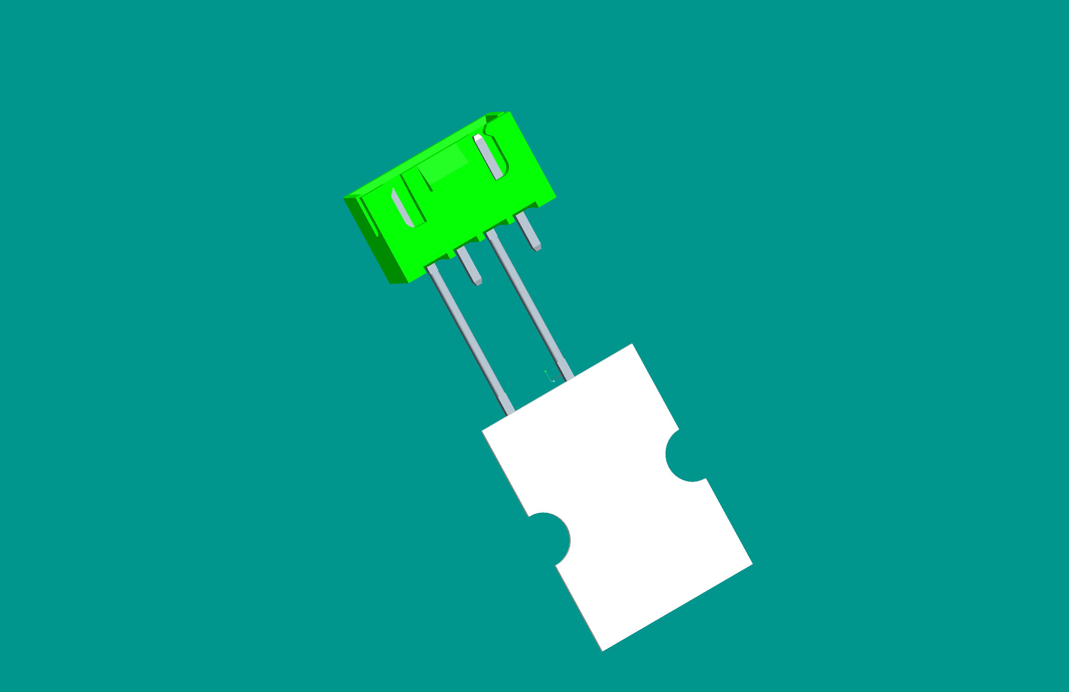 XH-4A(帶扣)立式針座綠色/編帶(步距12.7,2、4長針，反向，10mm，短針外漏長2.9mm)PA66