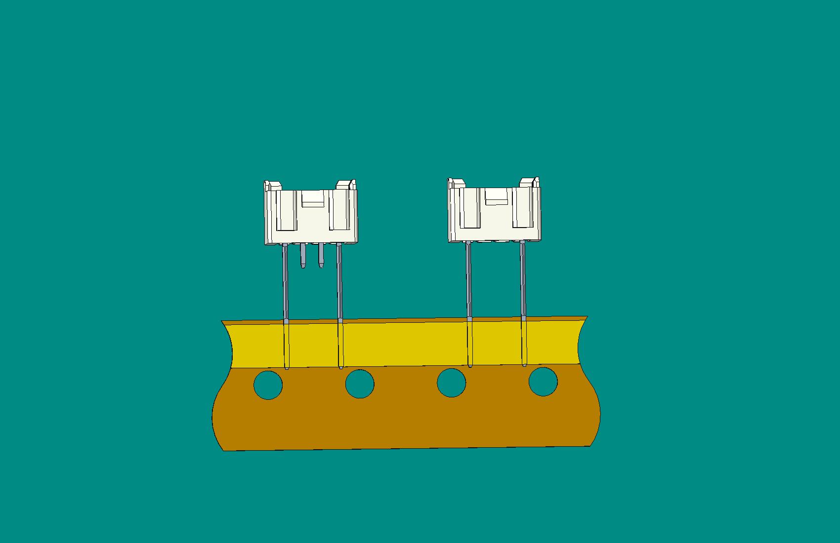 XH-4A全包非限位編帶正向（1、4長針）(白色)普通PA66/奧克斯