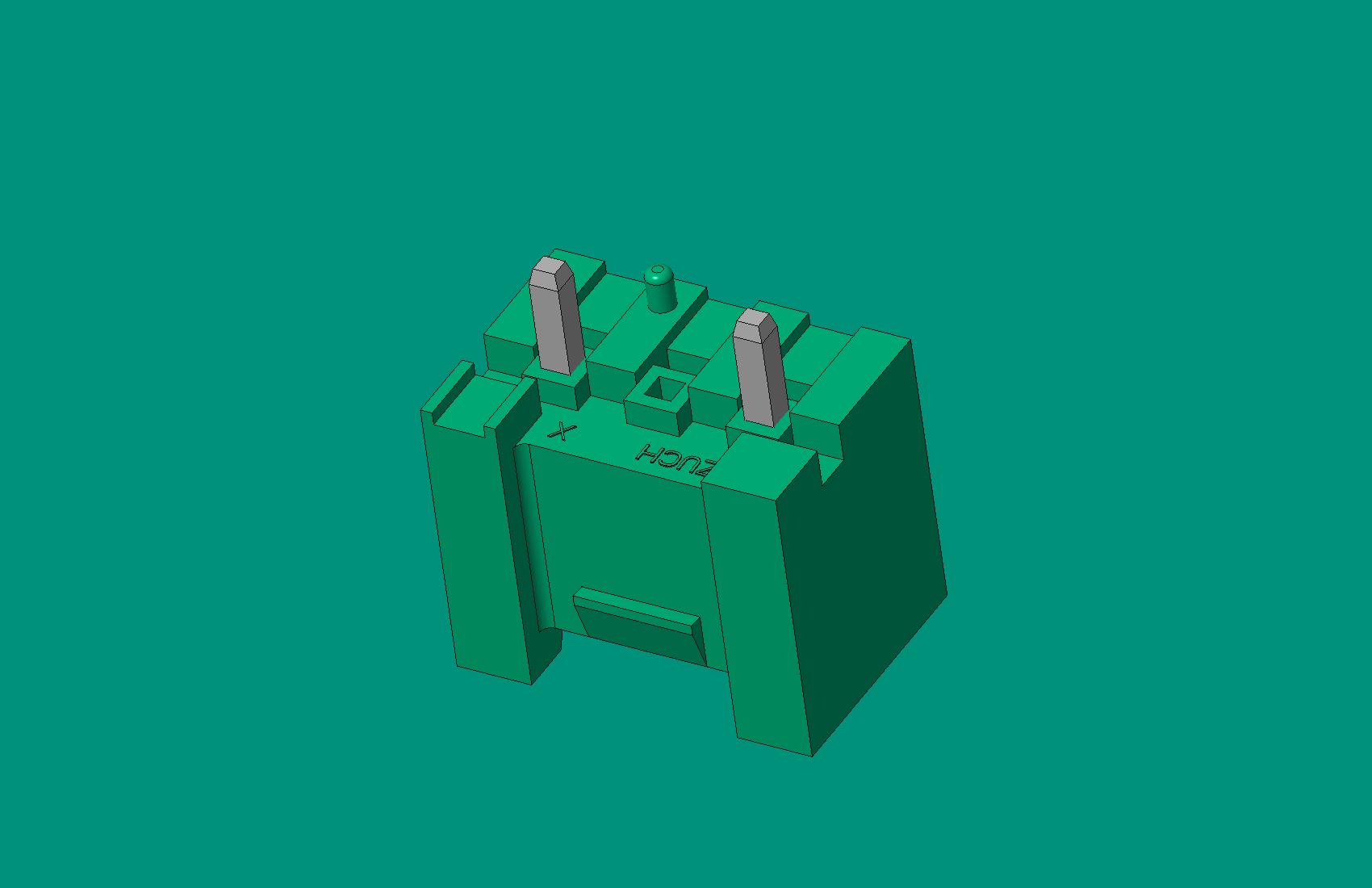 VH3A盒式（插奇數(shù)）帶定位針座 -綠色(高灼熱絲)