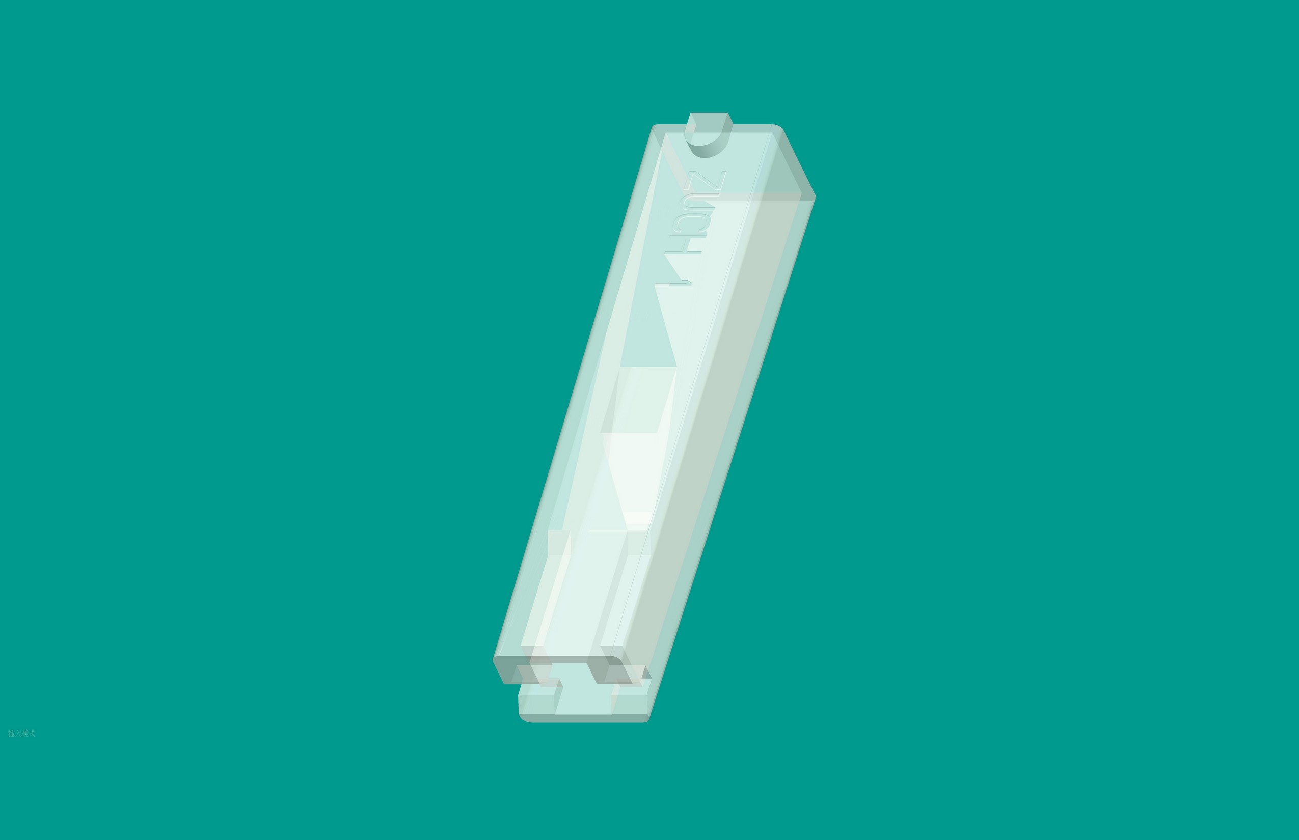 110帶鎖硬護套-藍色-高灼熱絲