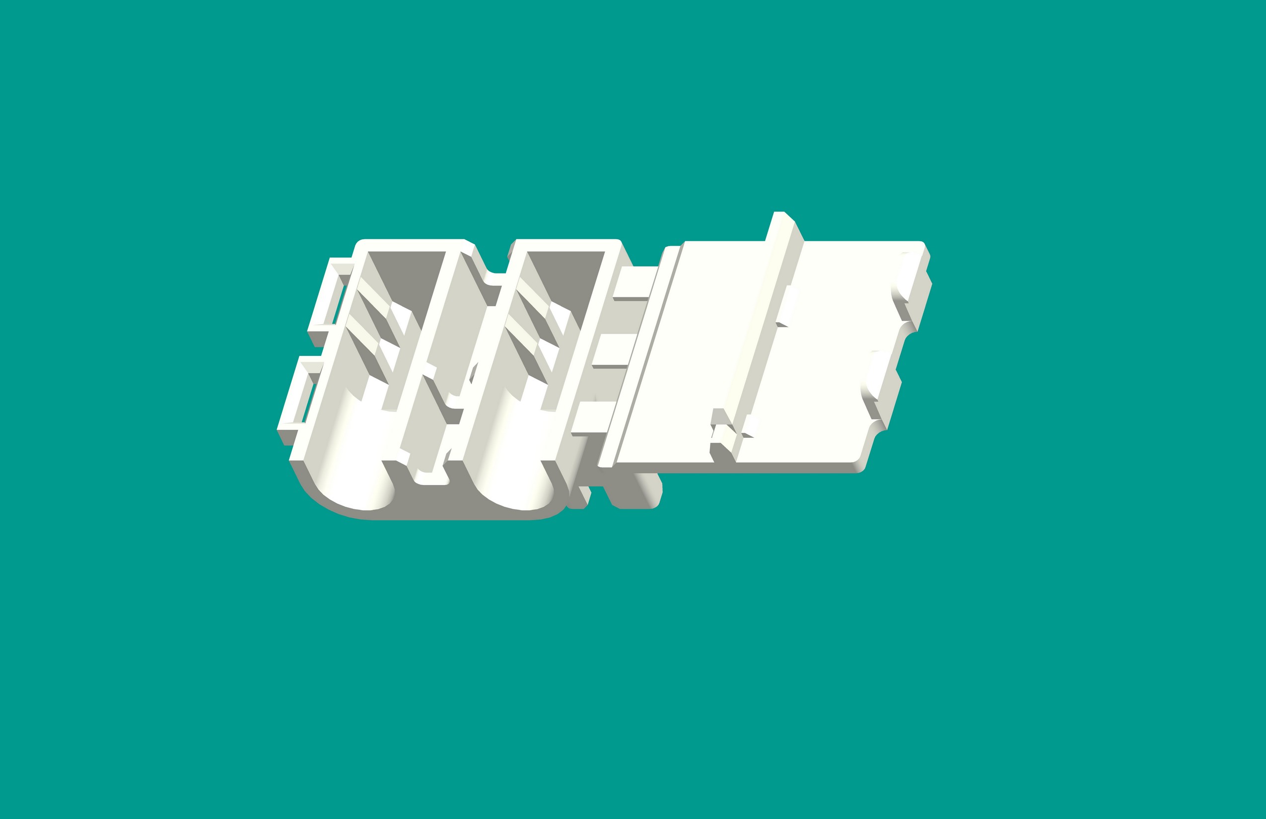 250旗形雙胞帶鎖-2孔-高灼熱絲